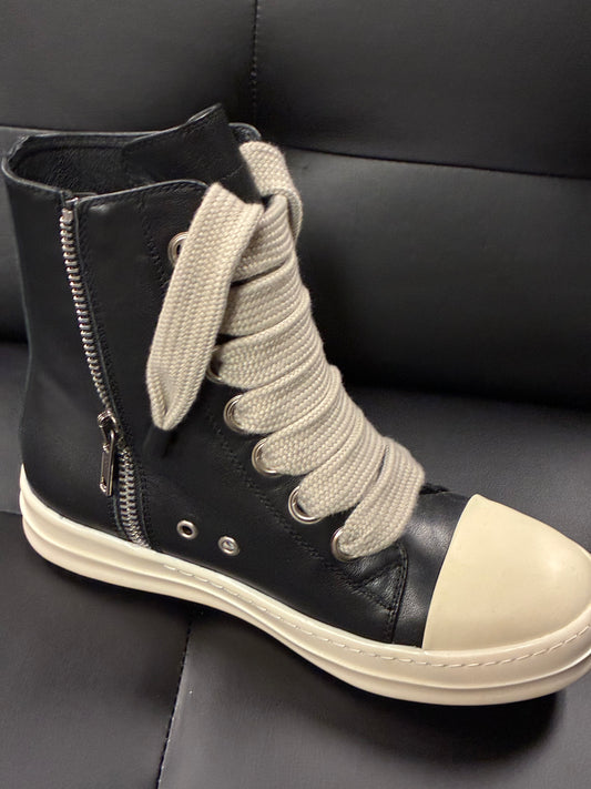 R**k O HighTop Leather Sneaker
